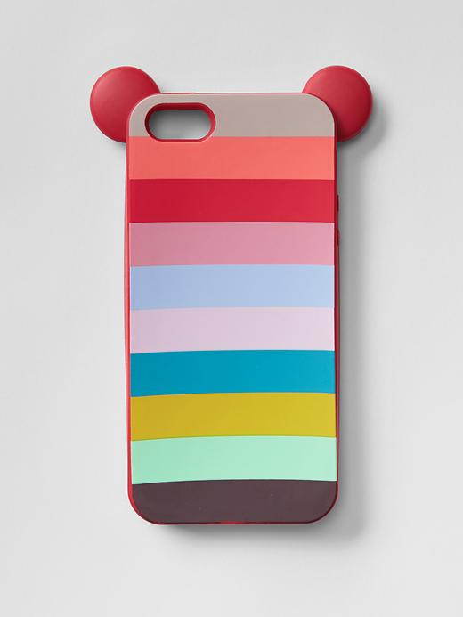 View large product image 1 of 1. Holiday stripe bear phone case