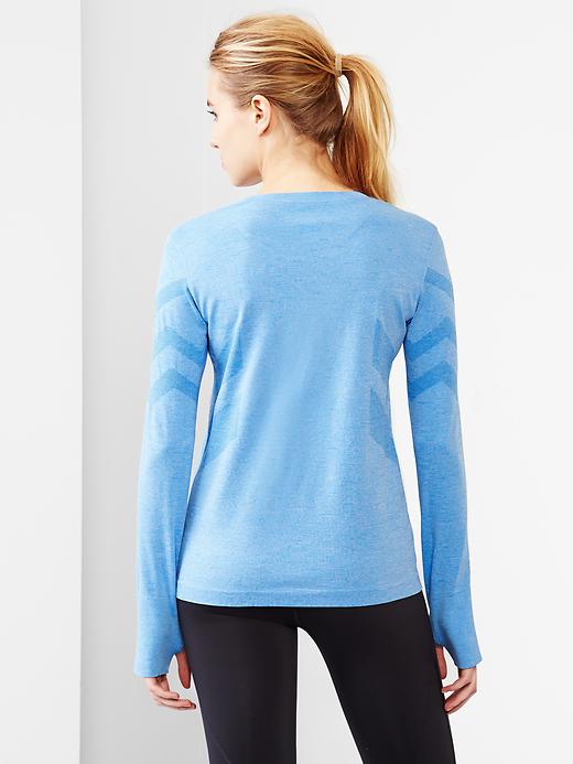 View large product image 2 of 3. GapFit Motion long-sleeve moto top