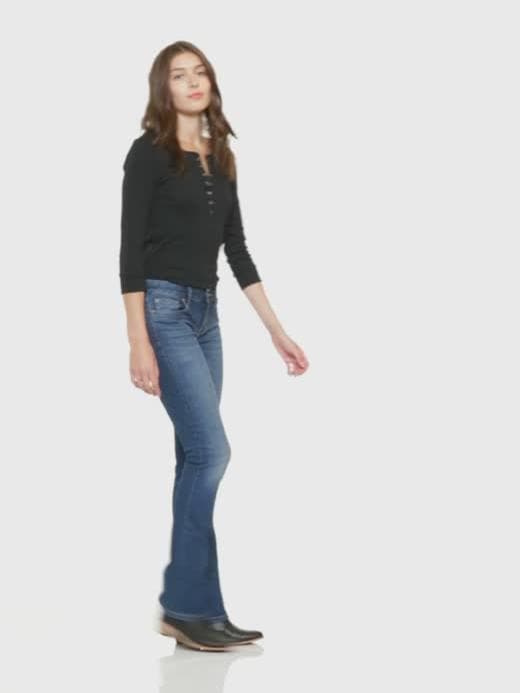 Image number 5 showing, 1969 curvy boot jeans