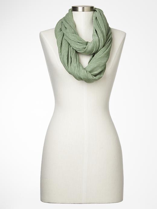 View large product image 1 of 1. Slub infinity scarf