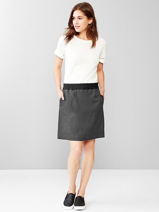 Image number 5 showing, Pull-on colorblock skirt
