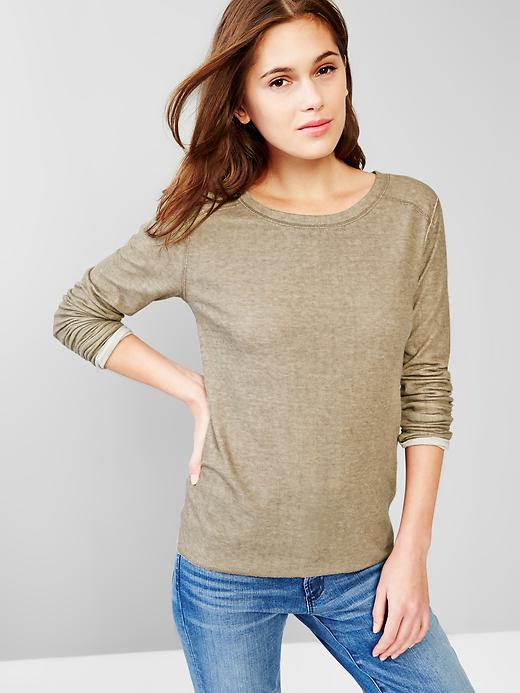 Image number 1 showing, Textural pullover