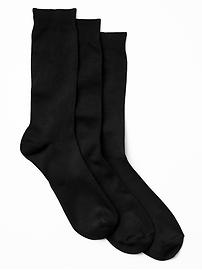 View large product image 3 of 3. Flat knit socks (3-pack)