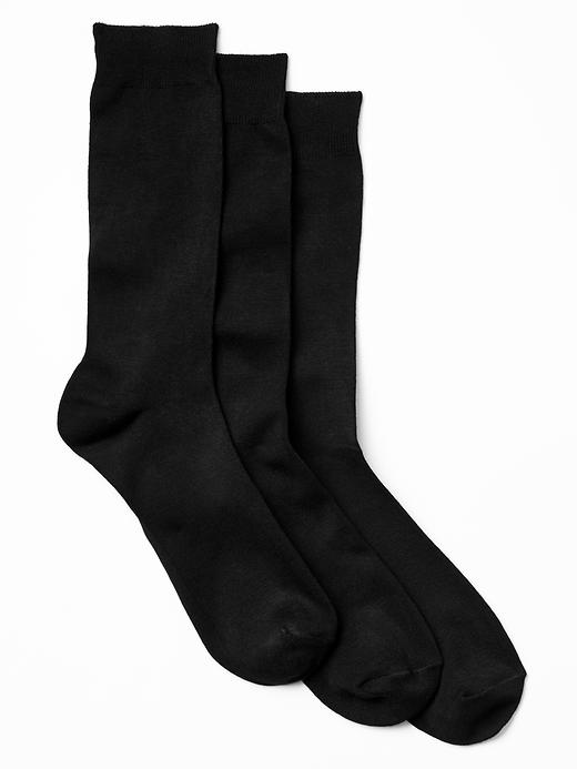 View large product image 2 of 3. Flat knit socks (3-pack)