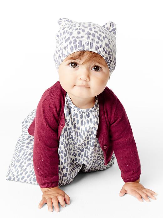Image number 2 showing, Leopard beanie