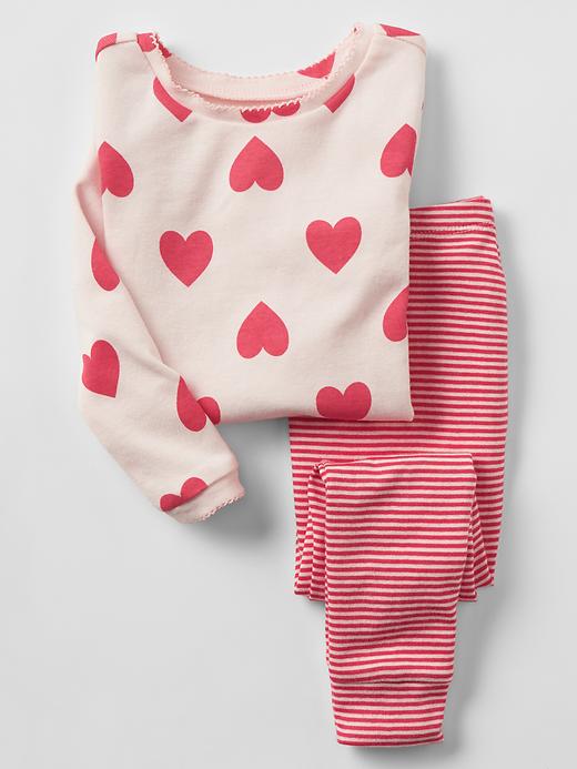 View large product image 1 of 1. Hearts & stripes sleep set