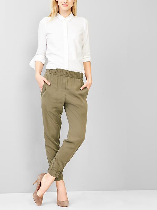 View large product image 1 of 1. TENCEL&#153 jogger pants