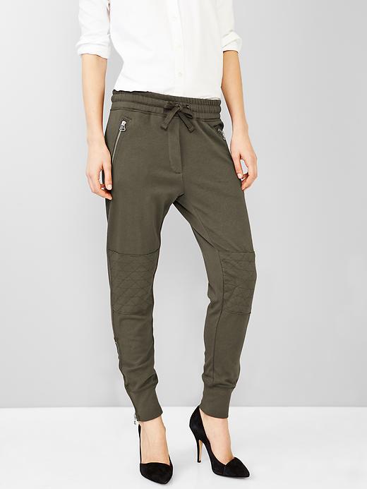 View large product image 1 of 1. Moto jogger pants