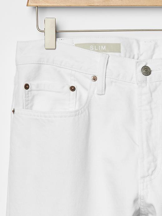 Image number 4 showing, 1969 slim fit jeans (white wash)