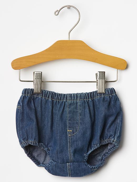 Image number 2 showing, Denim diaper cover