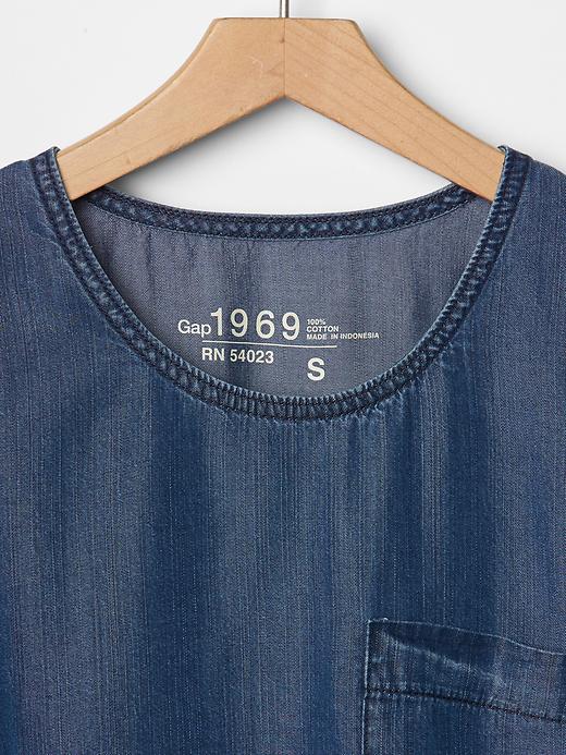 Image number 7 showing, 1969 TENCEL&#153 denim shirt
