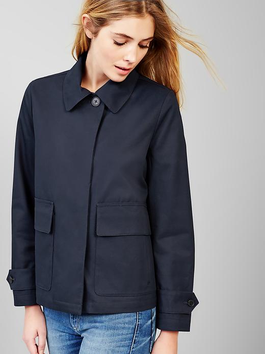 Image number 3 showing, Short mac coat
