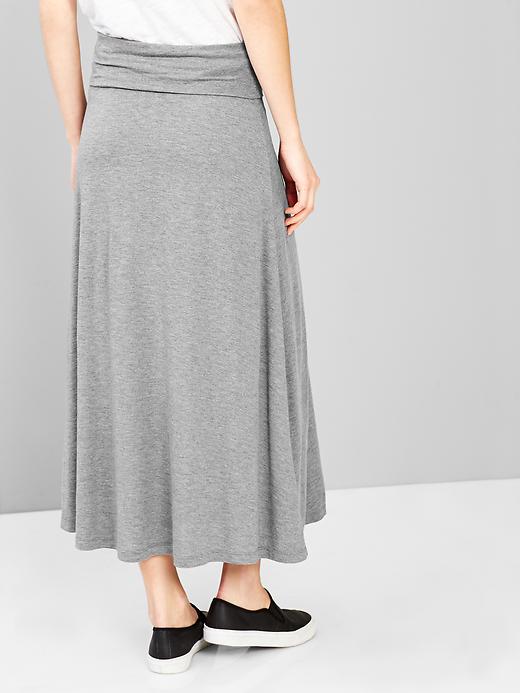Image number 2 showing, Foldover maxi skirt