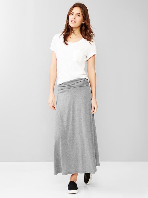 Image number 4 showing, Foldover maxi skirt