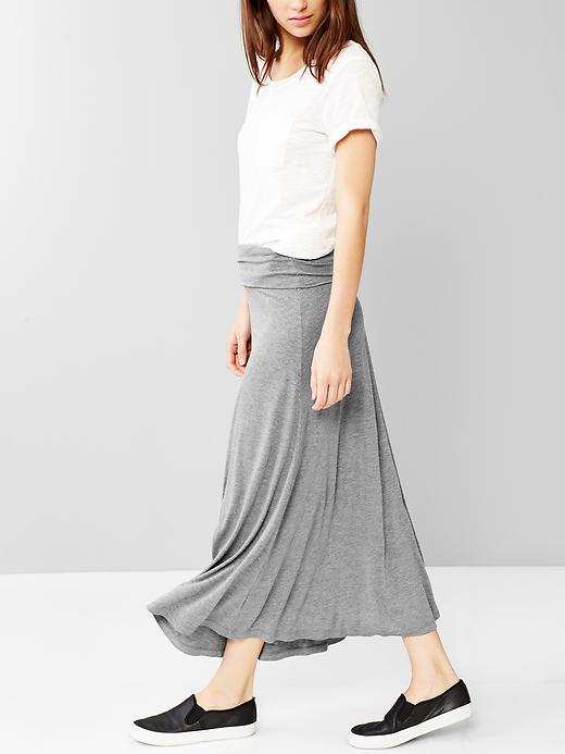 Image number 3 showing, Foldover maxi skirt