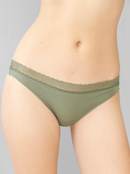 View large product image 1 of 1. Modal low-rise thong