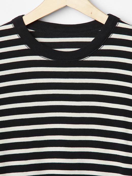 Image number 6 showing, Supersoft stripe crew tee