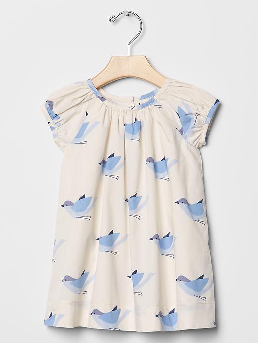 Image number 1 showing, Shirred bird dress
