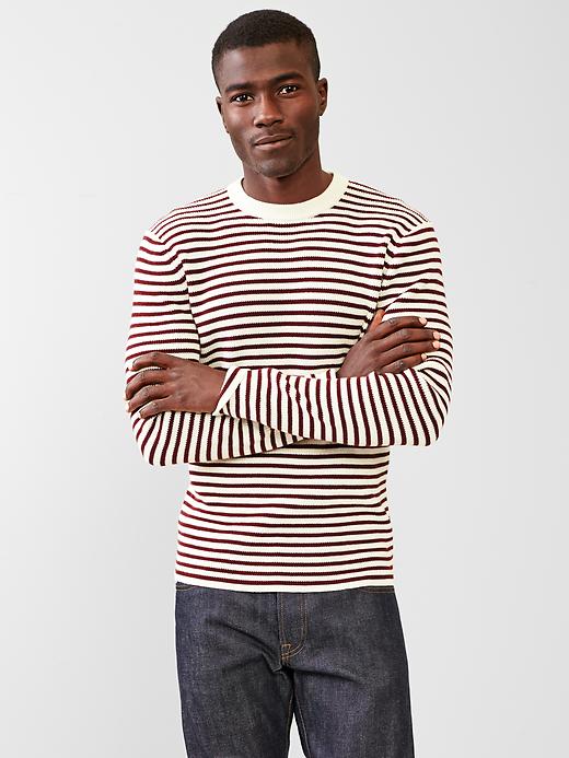 Image number 3 showing, Stripe bateau sweater