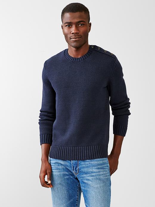 Image number 5 showing, Epaulette sweater