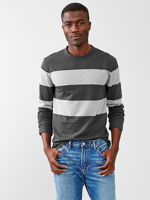 Image number 5 showing, Marled stripe t-shirt