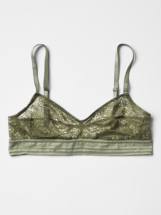 Image number 2 showing, Diamond-lace bralette