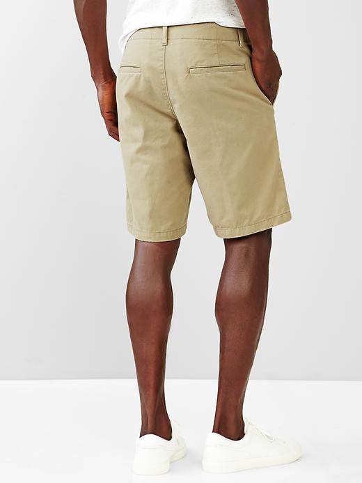 Image number 2 showing, Lived-in flat front shorts (10")