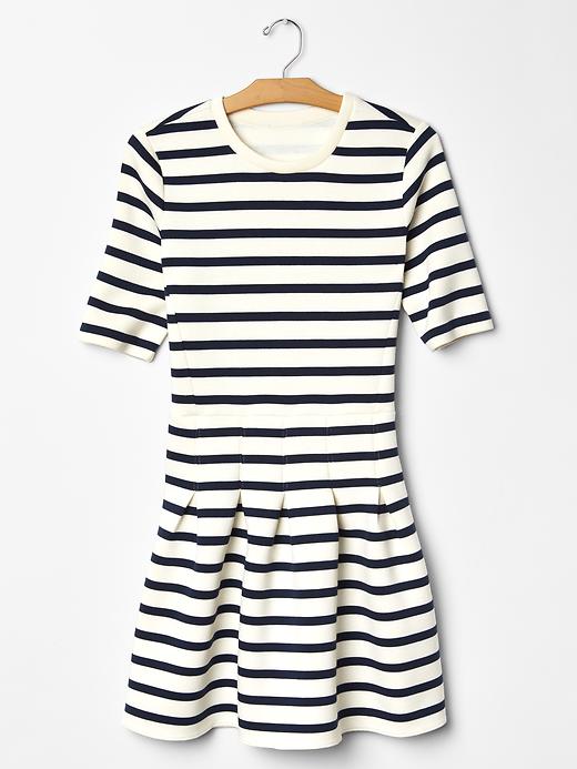 Image number 5 showing, Stripe scuba fit & flare dress