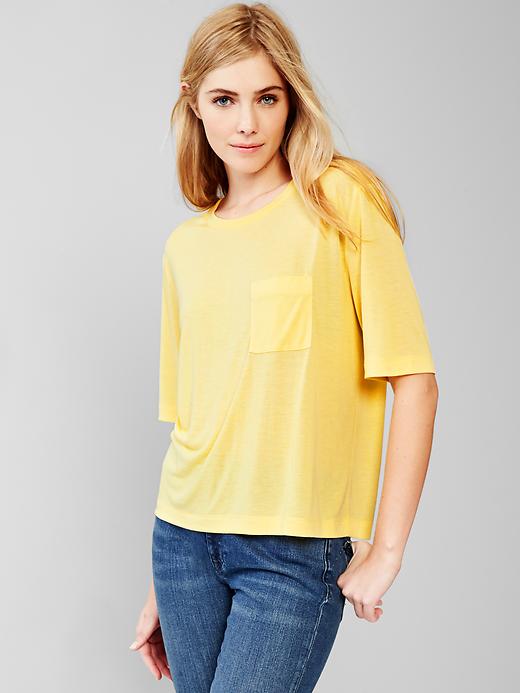 Image number 10 showing, Fluid relaxed tee