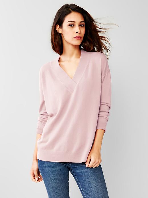Image number 3 showing, Brooklyn V-neck sweater