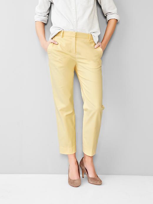 Image number 7 showing, Tailored crop pants