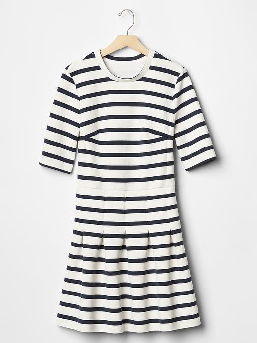 Image number 6 showing, Stripe scuba fit & flare dress