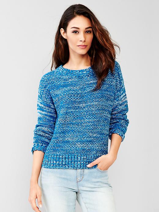 View large product image 1 of 1. Marled crew sweater