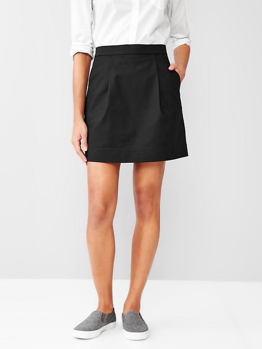 View large product image 1 of 1. Pleated mini skirt