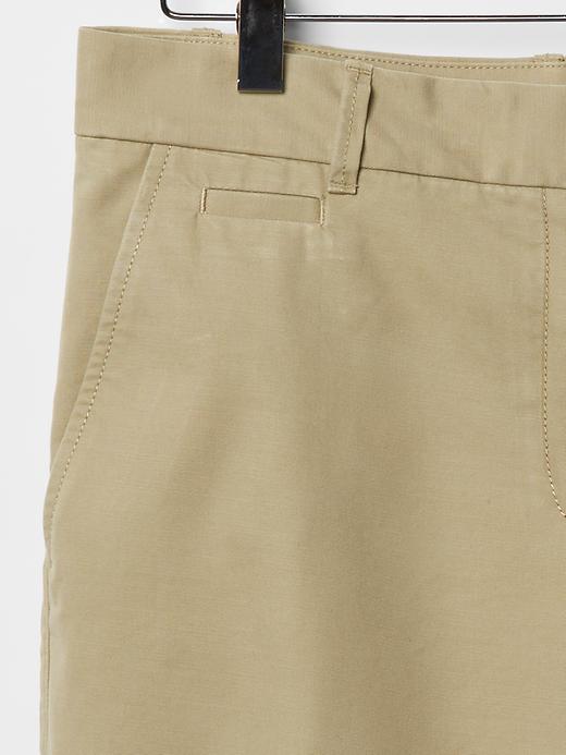 Image number 7 showing, Boyfriend roll-up khaki shorts