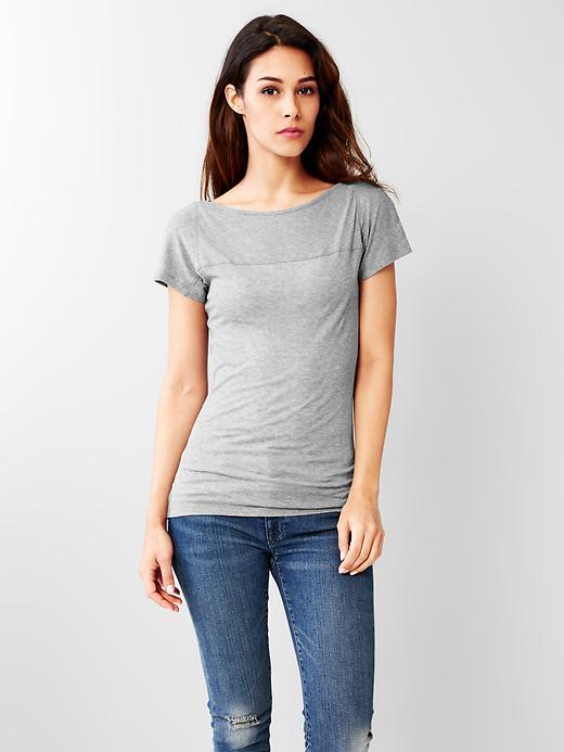 Image number 9 showing, Featherweight seamed tee
