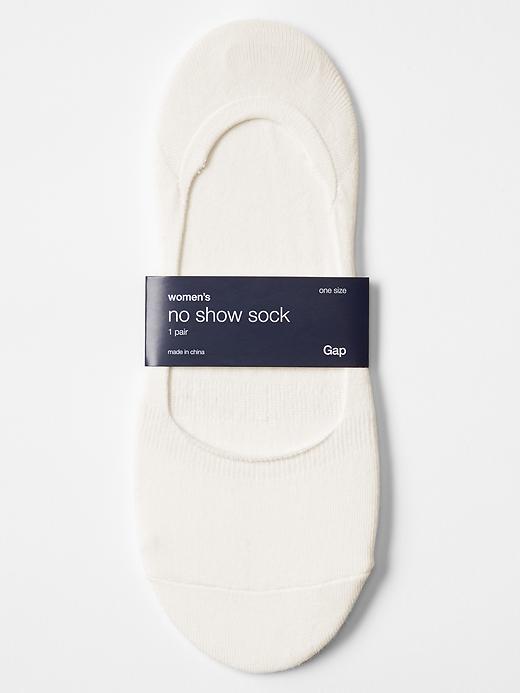 View large product image 1 of 1. No show socks