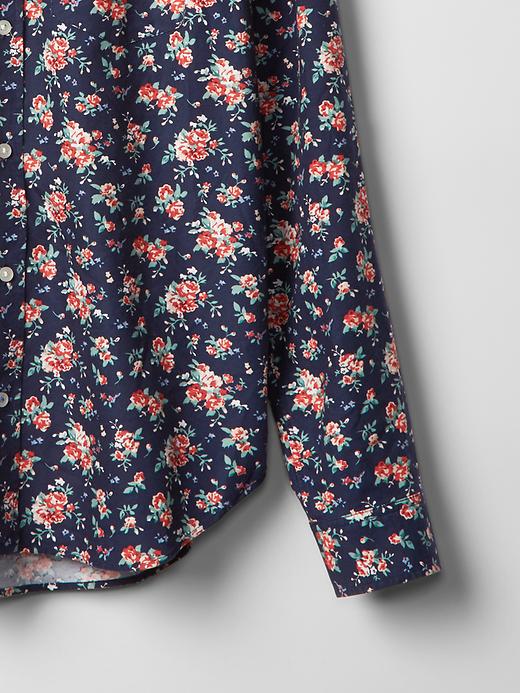 Image number 3 showing, Floral print oxford shirt