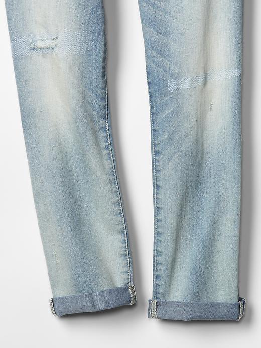 Image number 8 showing, 1969 destructed girlfriend jeans