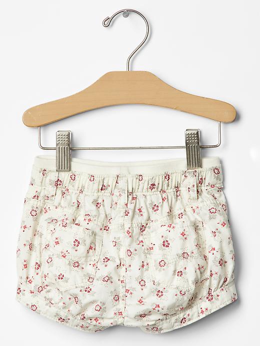 Image number 2 showing, Pull-on floral shorts