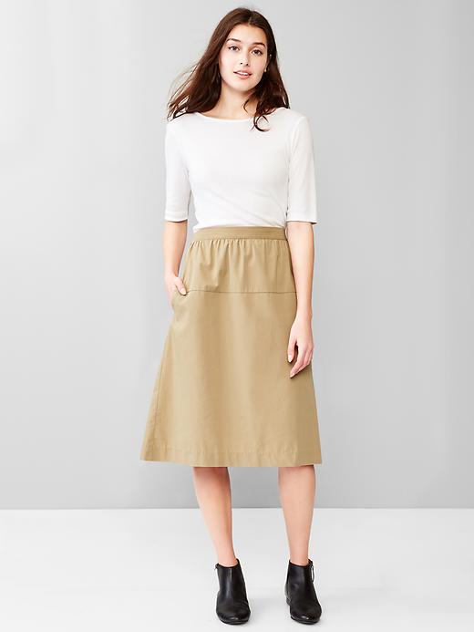 Image number 5 showing, Full midi skirt