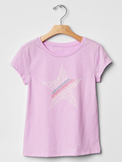 Image number 4 showing, Sparkle graphic tee
