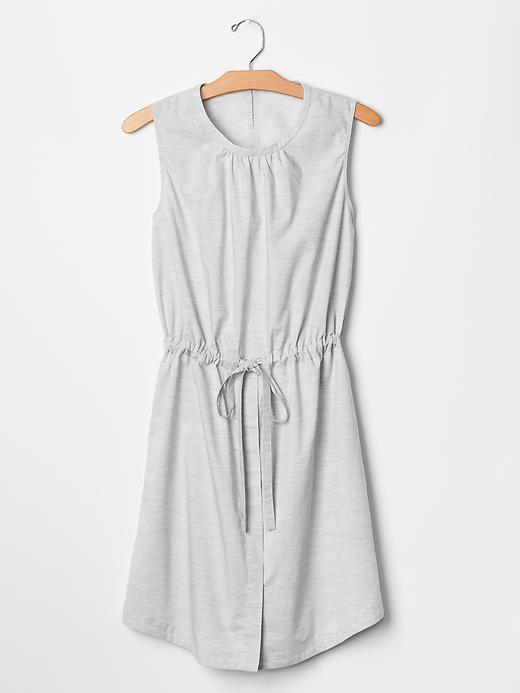 Image number 5 showing, Heathered tie-waist dress