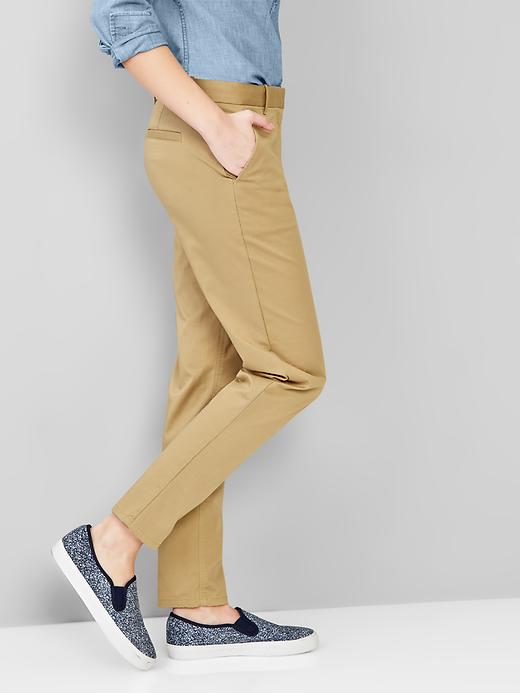 Image number 3 showing, Broken-in straight khakis