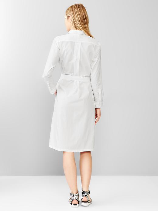 Image number 2 showing, Belted shirttail dress