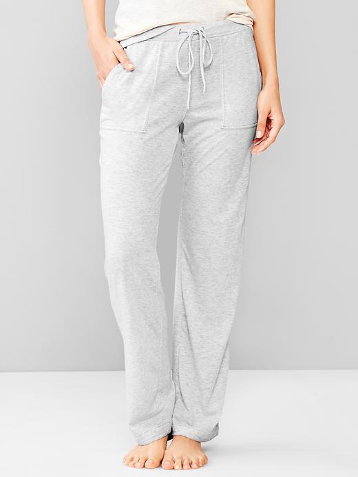 Image number 3 showing, Heathered jersey lounge pants