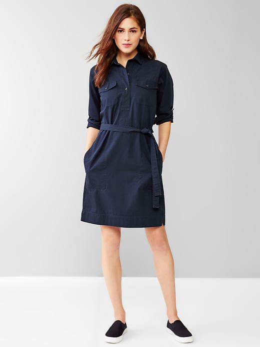Image number 5 showing, Worker shirtdress