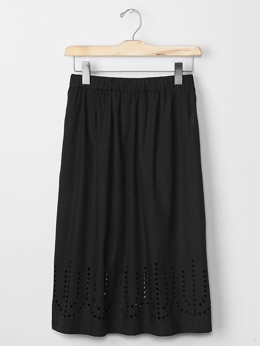 Image number 6 showing, Laser-cut midi skirt