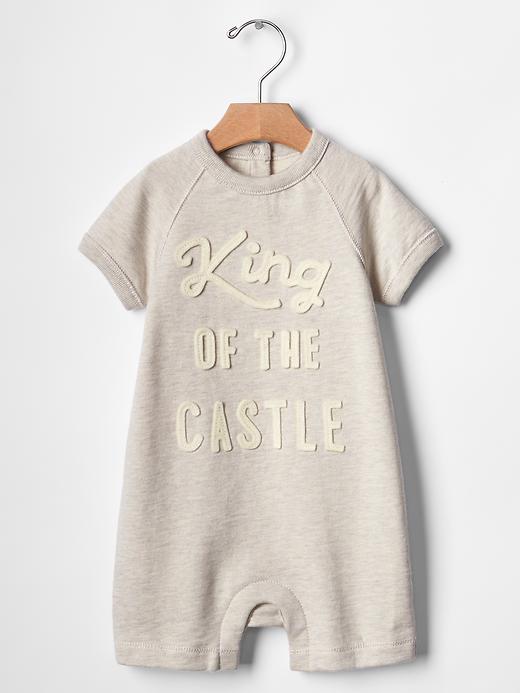 View large product image 1 of 1. King sweatshirt one-piece