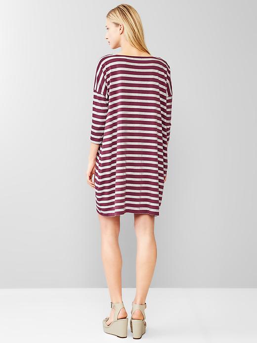 Image number 2 showing, Stripe relaxed t-shirt dress